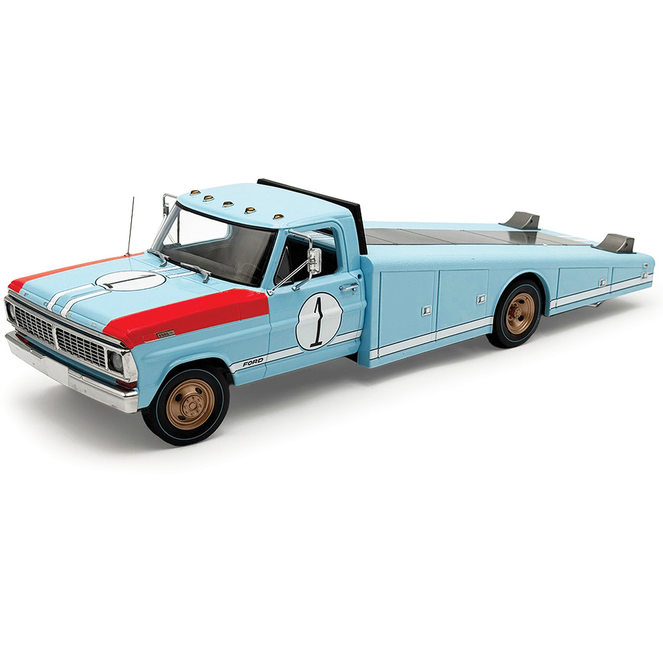 1970 Ford F-350 Le Mans 2nd Place #1 Ramp Truck 1:18 Scale Diecast Model Truck by Acme Main Image
