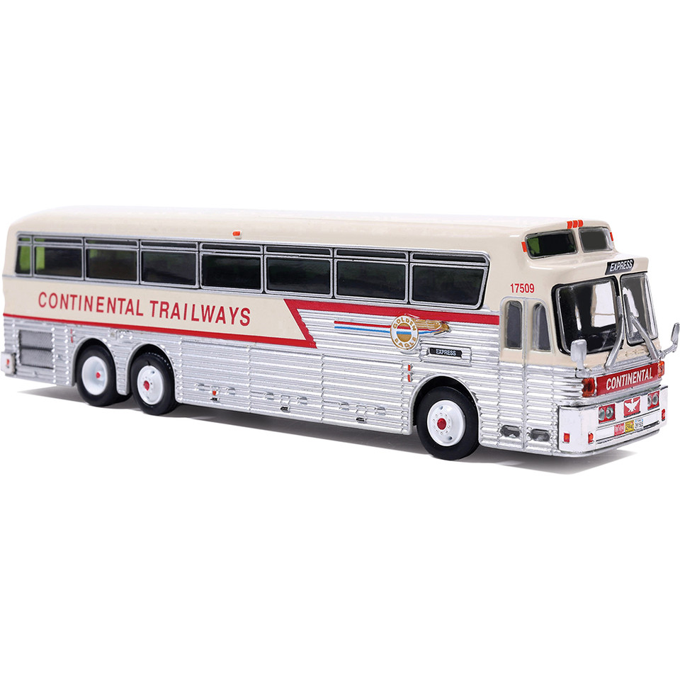 1969 Eagle Model 05 Coach: Trailways Silver Eagle 1:87 Scale Diecast Model Truck by Iconic Replicas Main Image