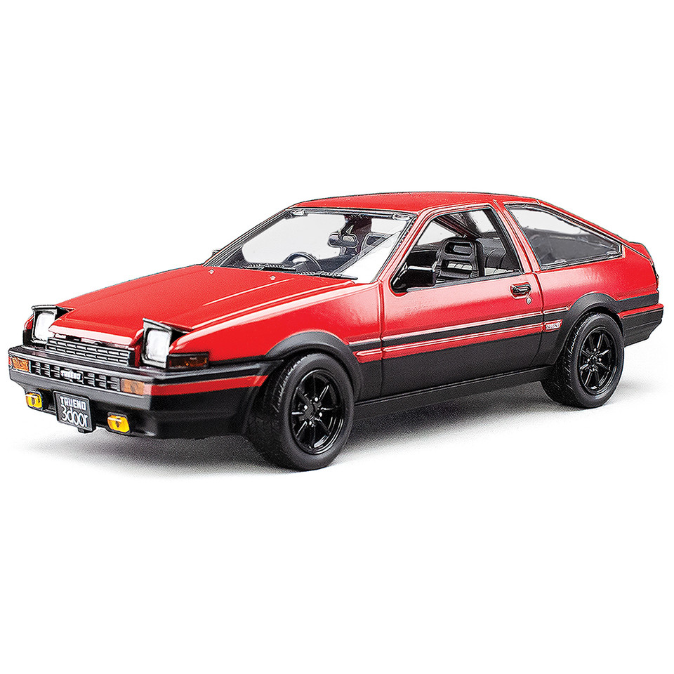 Toyota Sprinter Trueno GT Apex (AE86) - Red/Black 1:24 Scale Diecast Metal by Sunstar Main Image