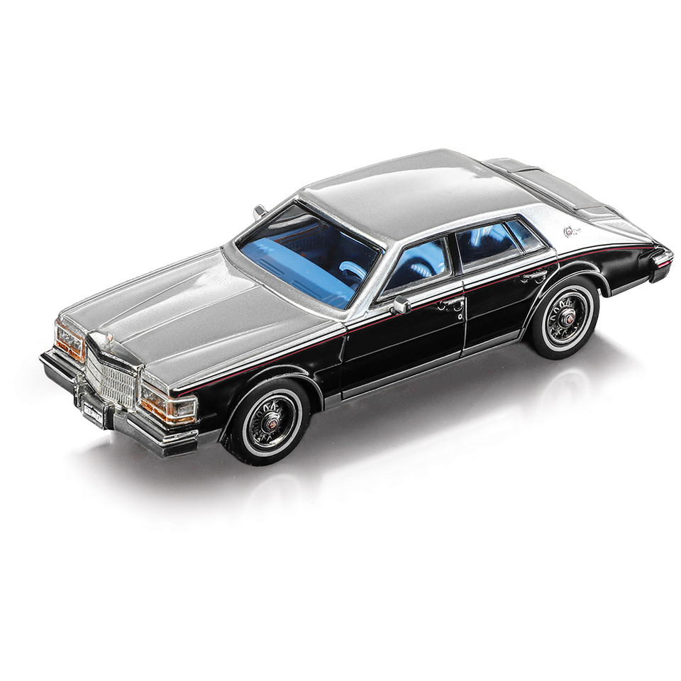 1980 Cadillac Seville - Sable Black / Sheffield Gray Firemist 1:64 Scale Diecast Metal by Sunstar Main Image