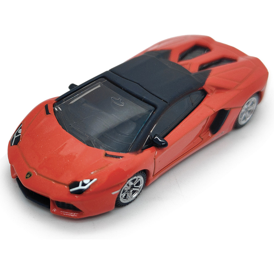 Lamborghini Aventador  Roadster - Orange 1:64 Scale Diecast Model Car by MSZ Main Image