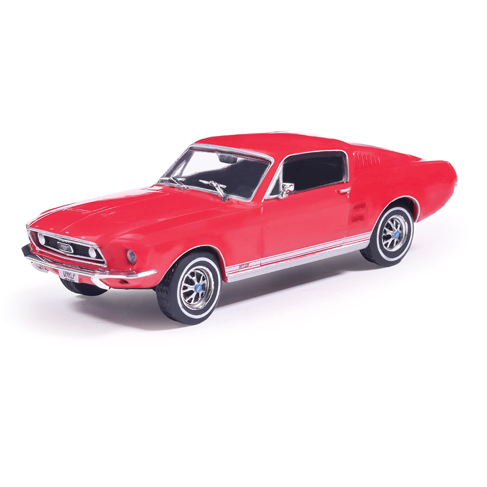 1967 Ford Mustang GTA Fastback - Candyapple Red 1:64 Scale Diecast Model Car by IXO Models Main Image