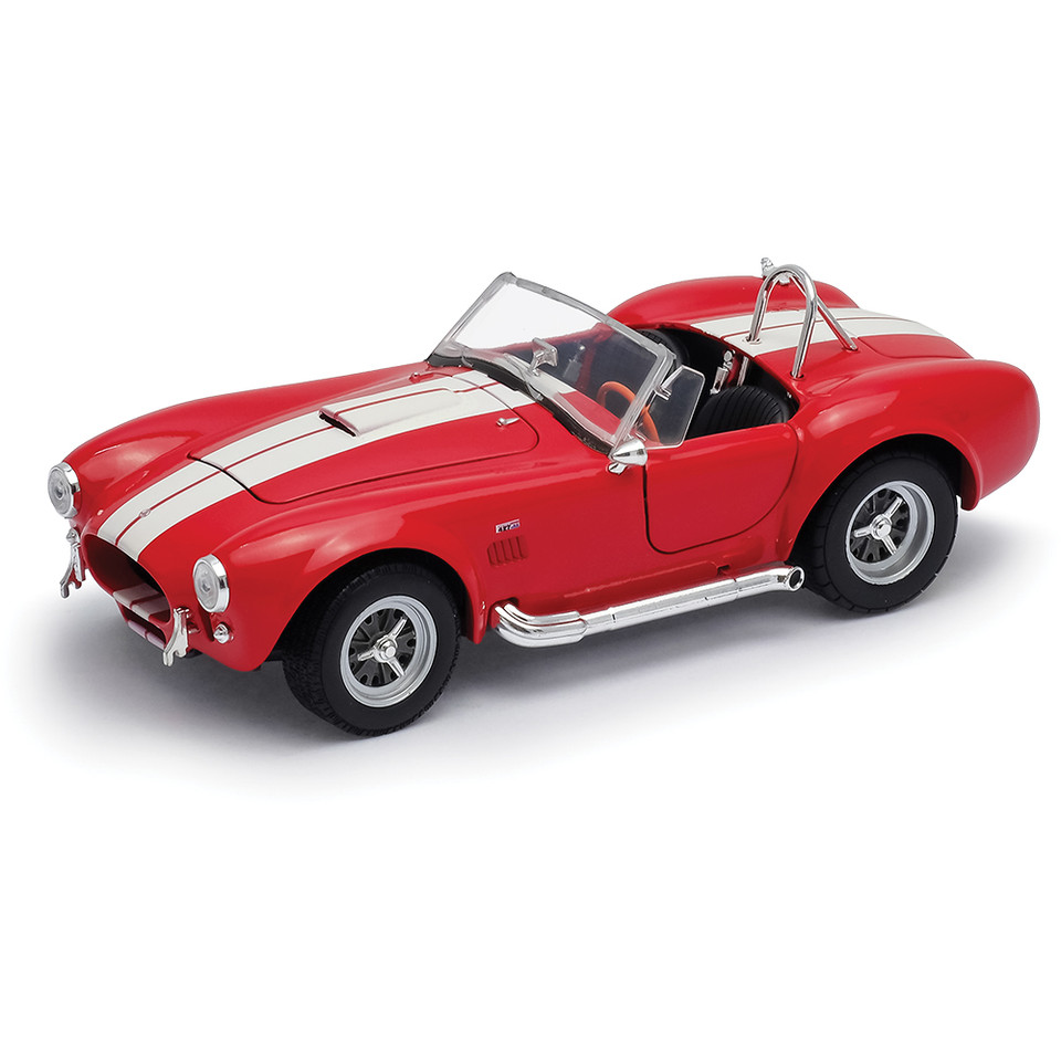 1965 Shelby Cobra 427 - Red 1:24 Scale Diecast Metal by Welly Main Image