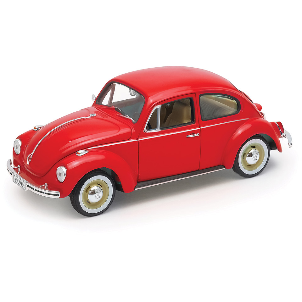 Volkswagen Beetle - Red 1:24 Scale Diecast Metal by Welly Main Image