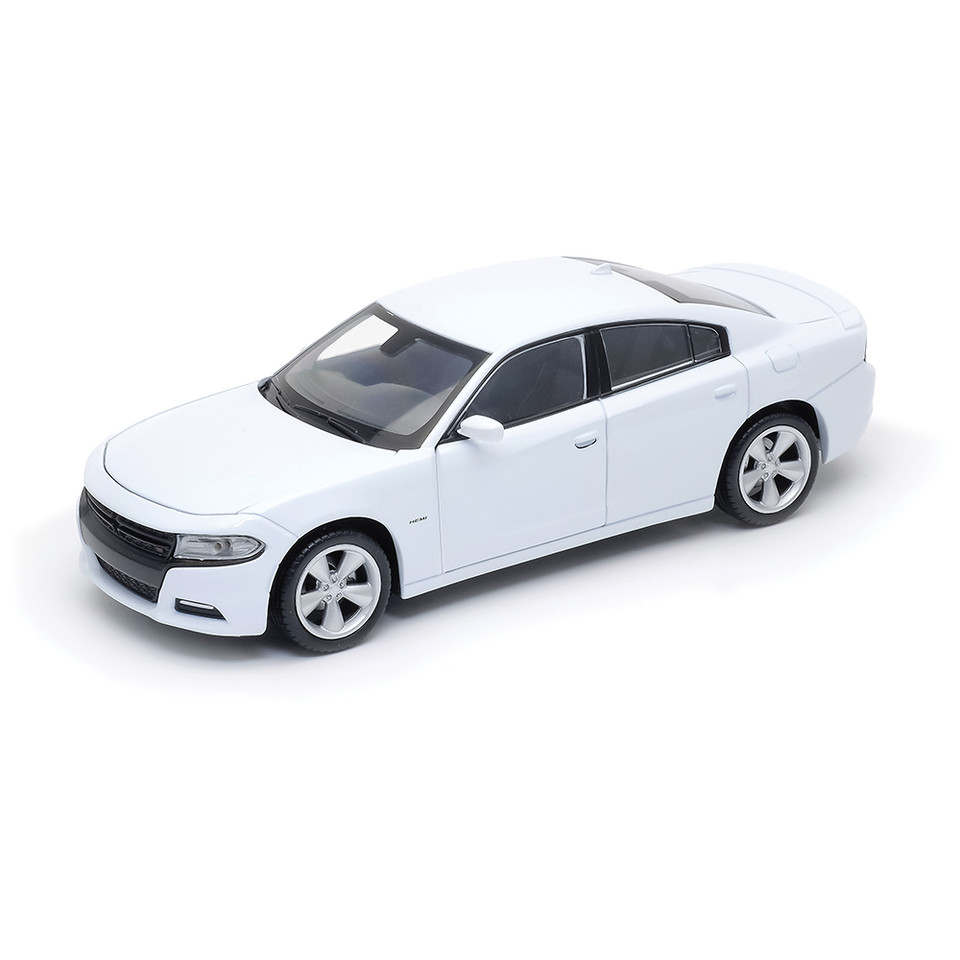 2016 Dodge Charger R/T - White 1:24 Scale Diecast Metal by Welly Main Image