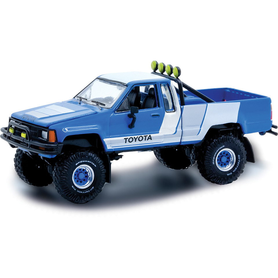 1985 Toyota 4X4 Truck - Blue Off-Road 1:64 Scale Diecast Metal by M2 Machines Main Image