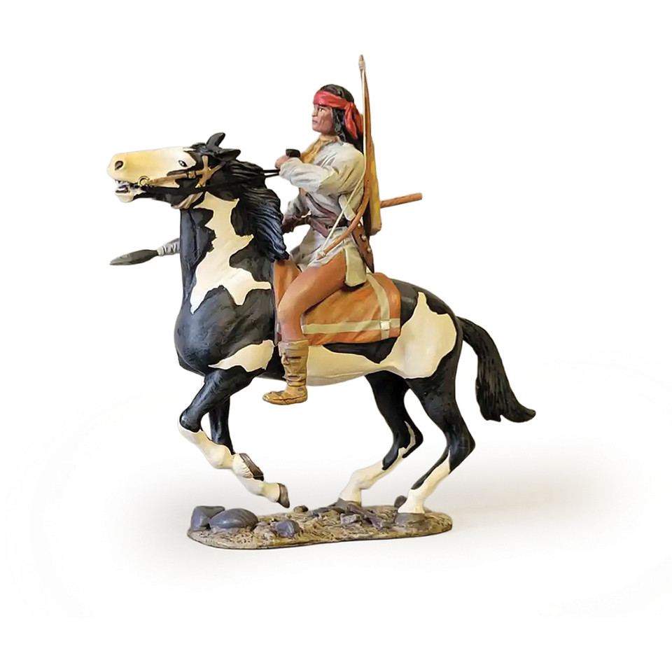 Mounted Apache Warrior with Spear 1/30 Figure 1:30 Scale  by William Britain Main Image
