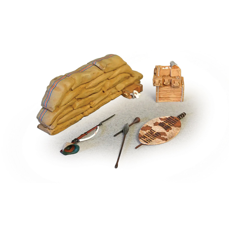 Anglo-Zulu War Accessory Set No.1 1879 1/30 Figure 1:30 Scale  by William Britain Main Image