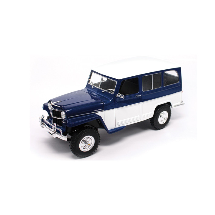 1955 Willys Jeep 4x4 Utility Wagon - blue Main Image