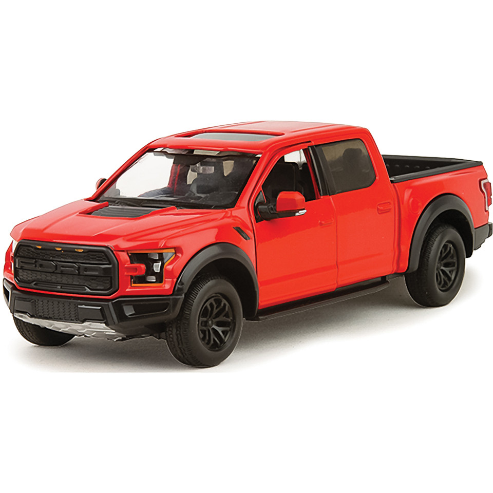 2017 Ford F-150 Raptor SuperCrew - red 1:27 Scale Diecast Model by Motormax Main Image