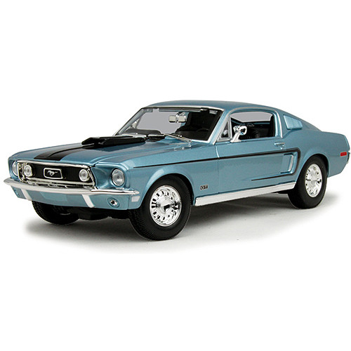 1968 Ford Mustang GT Cobra Jet - blue Main Image