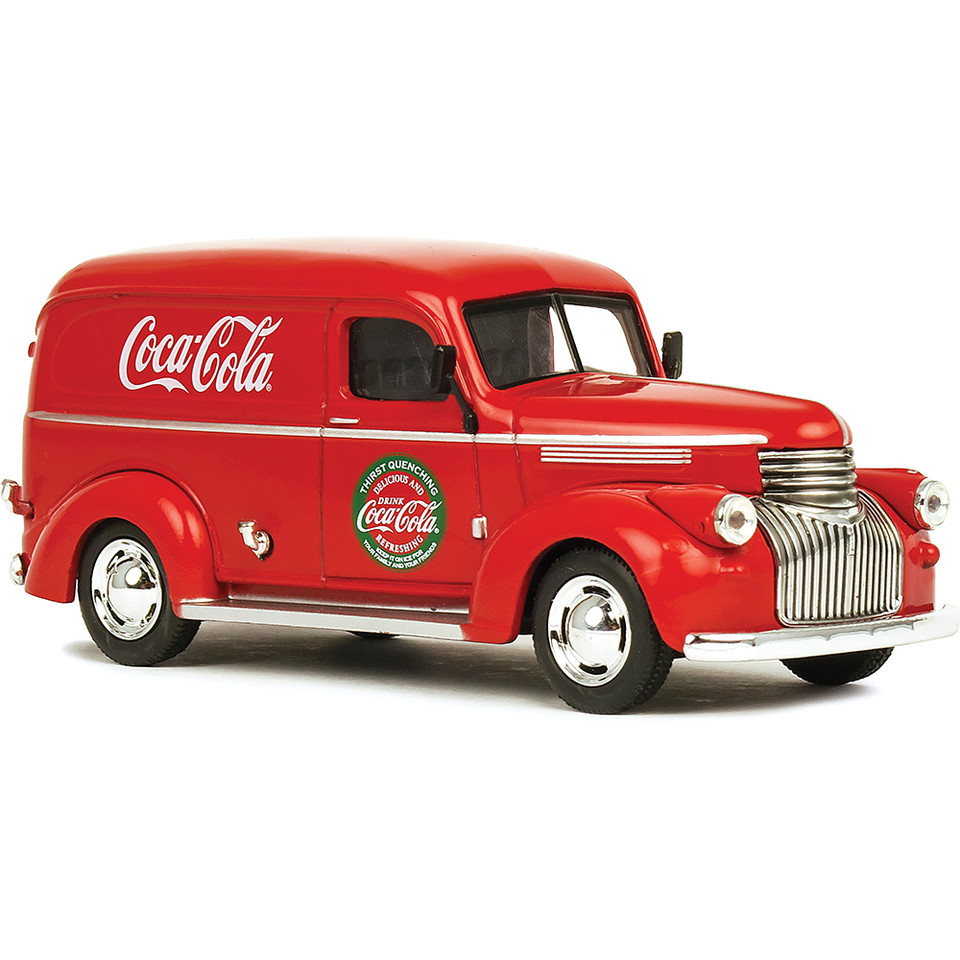 1945 Coca-Cola Chevrolet Delivery Van All Other Scales Scale Diecast Model by Motor City Classics Main Image