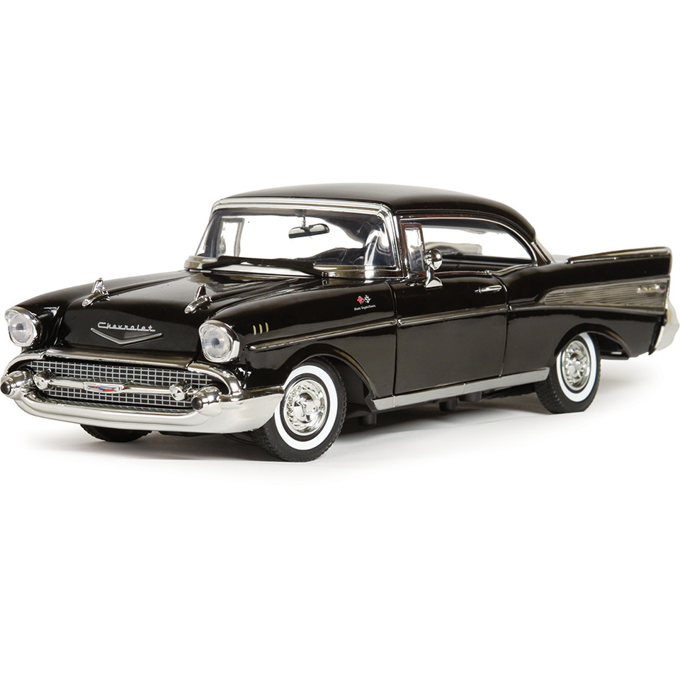1957 Chevy Bel Air - black 1:18 Scale Diecast Model by Motormax Main Image