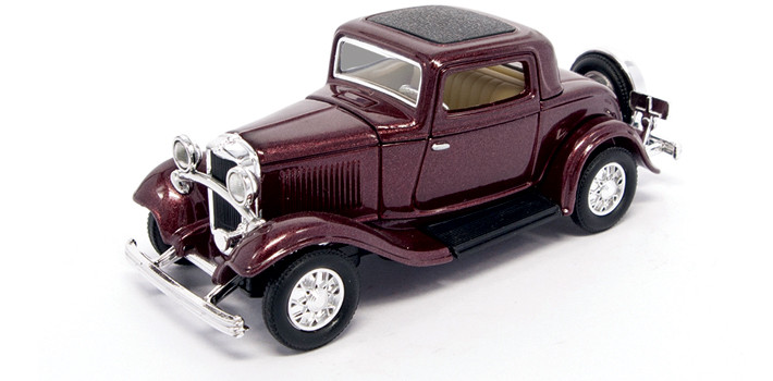 1932 Ford 3-Window Coupe - Burgundy Main Image