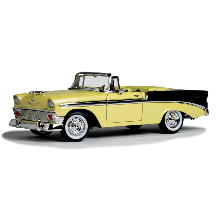 1956 Chevy Bel Air Convertible - yellow Alt Image 1