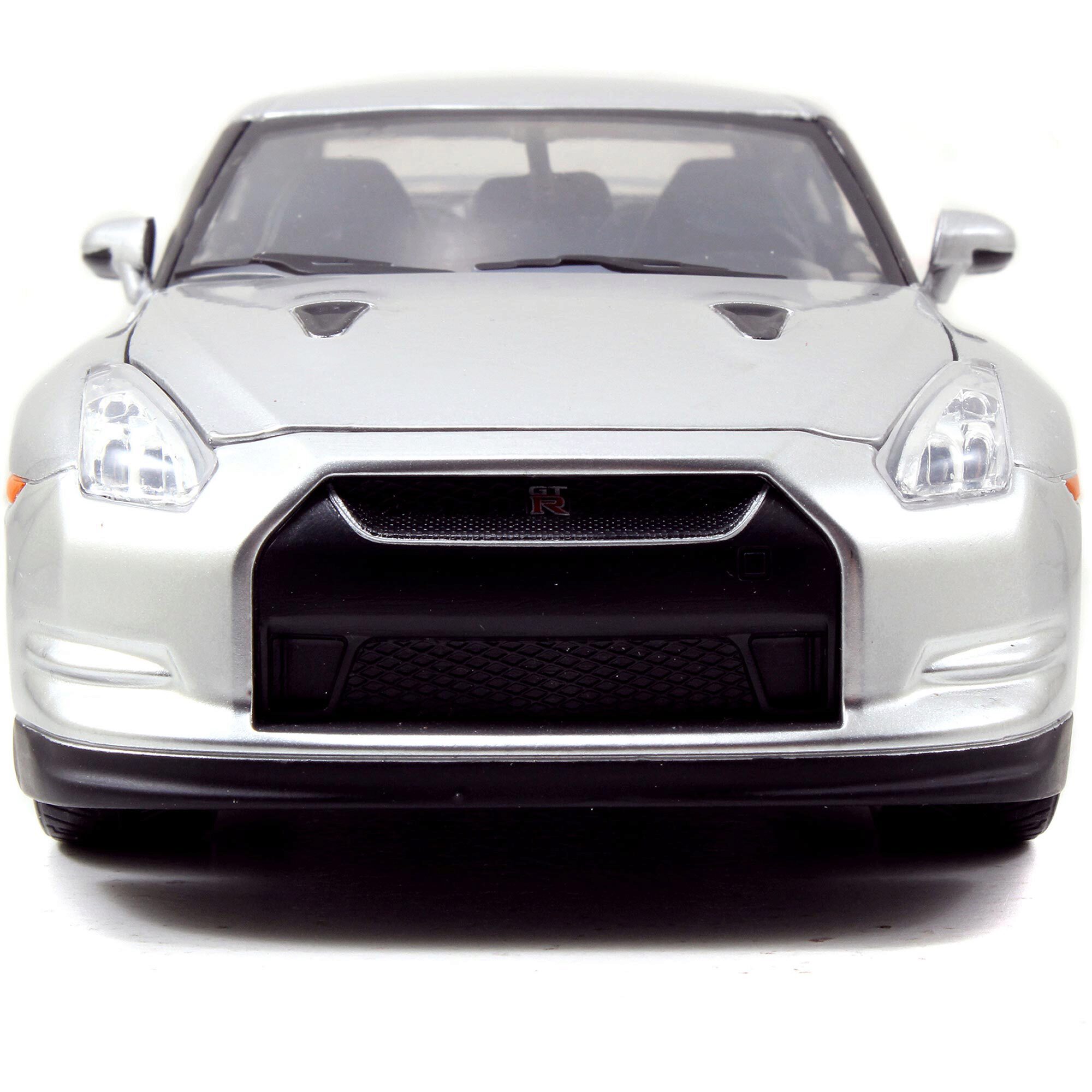 1:24 ワイスピ BRIAN&#39;S NISSAN GT-R R35 SLIVER BRIAN's Nissan GT-R (R35) Candy Silver Fast & Furious | Jada