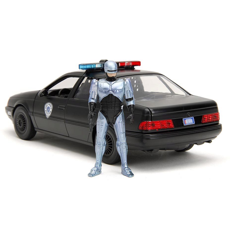 1986 Ford Taurus OCP Police w/RoboCop Figure | Jada Toys
