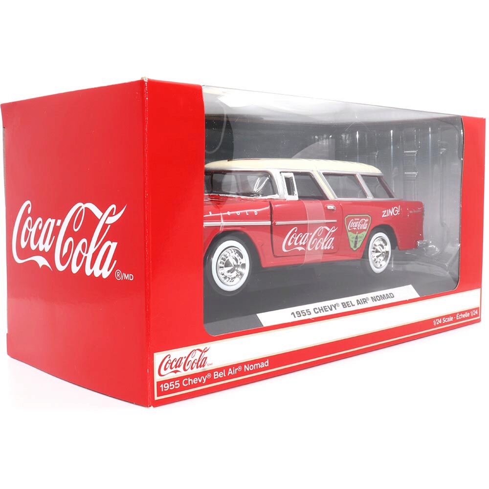 1955 Coca Cola Chevy Nomad Diecast Model Car | Motor City