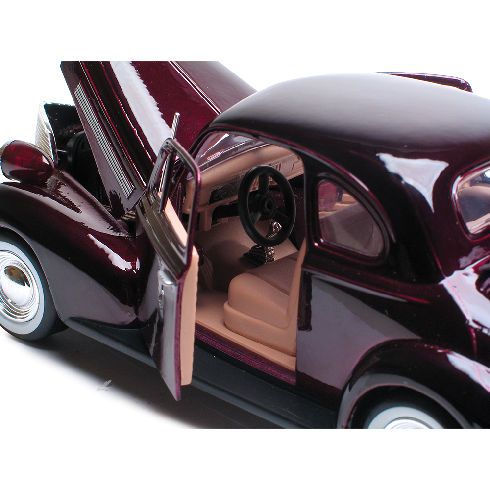 『1939 Chevrolet Coupe』　自動車模型 1939 Chevy Coupe Burgundy Diecast Model | Motormax
