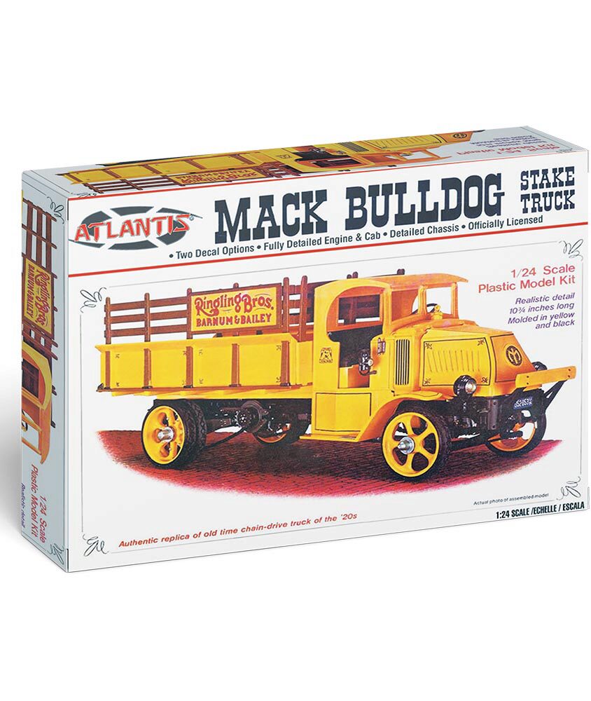 1926 Mack AC Bulldog Stake Truck Plastic Model Kit | Atlantis Models