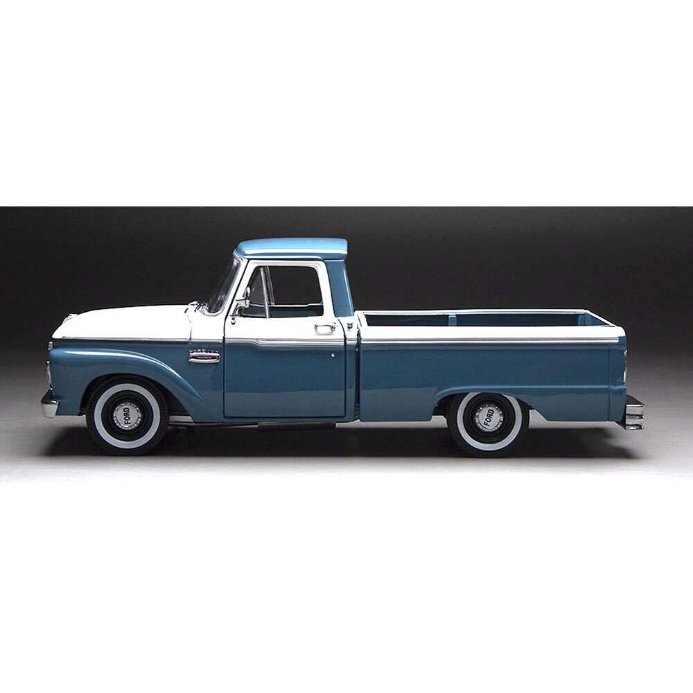 1965 Ford F-100 Custom Cab Pickup Blue & White | Sunstar
