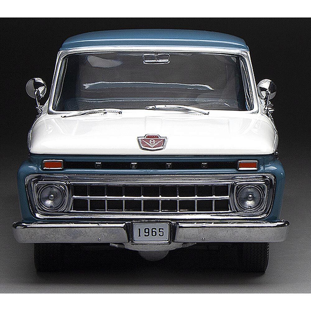 1965 Ford F-100 Custom Cab Pickup Blue & White | Sunstar