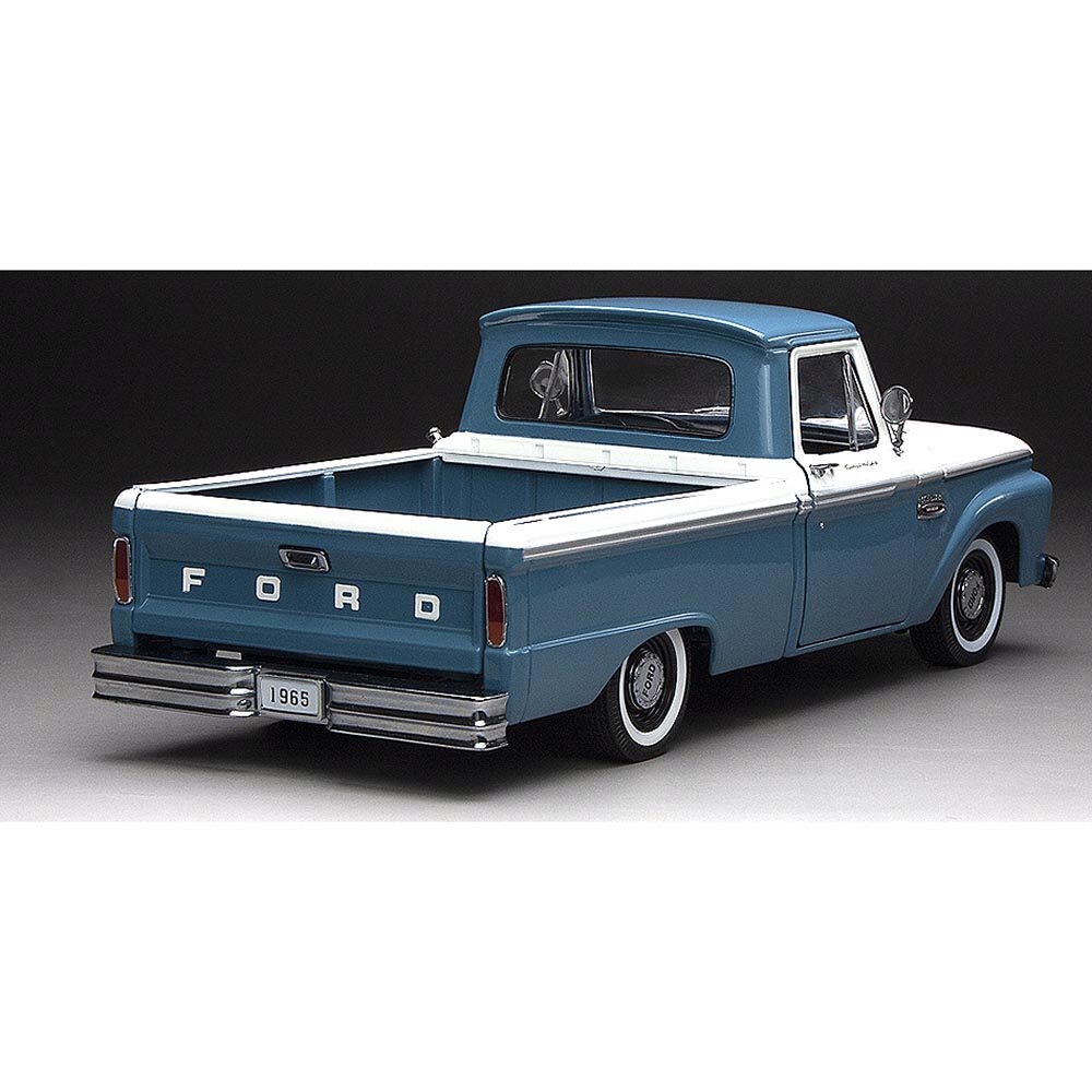 1965 Ford F-100 Custom Cab Pickup Blue & White | Sunstar
