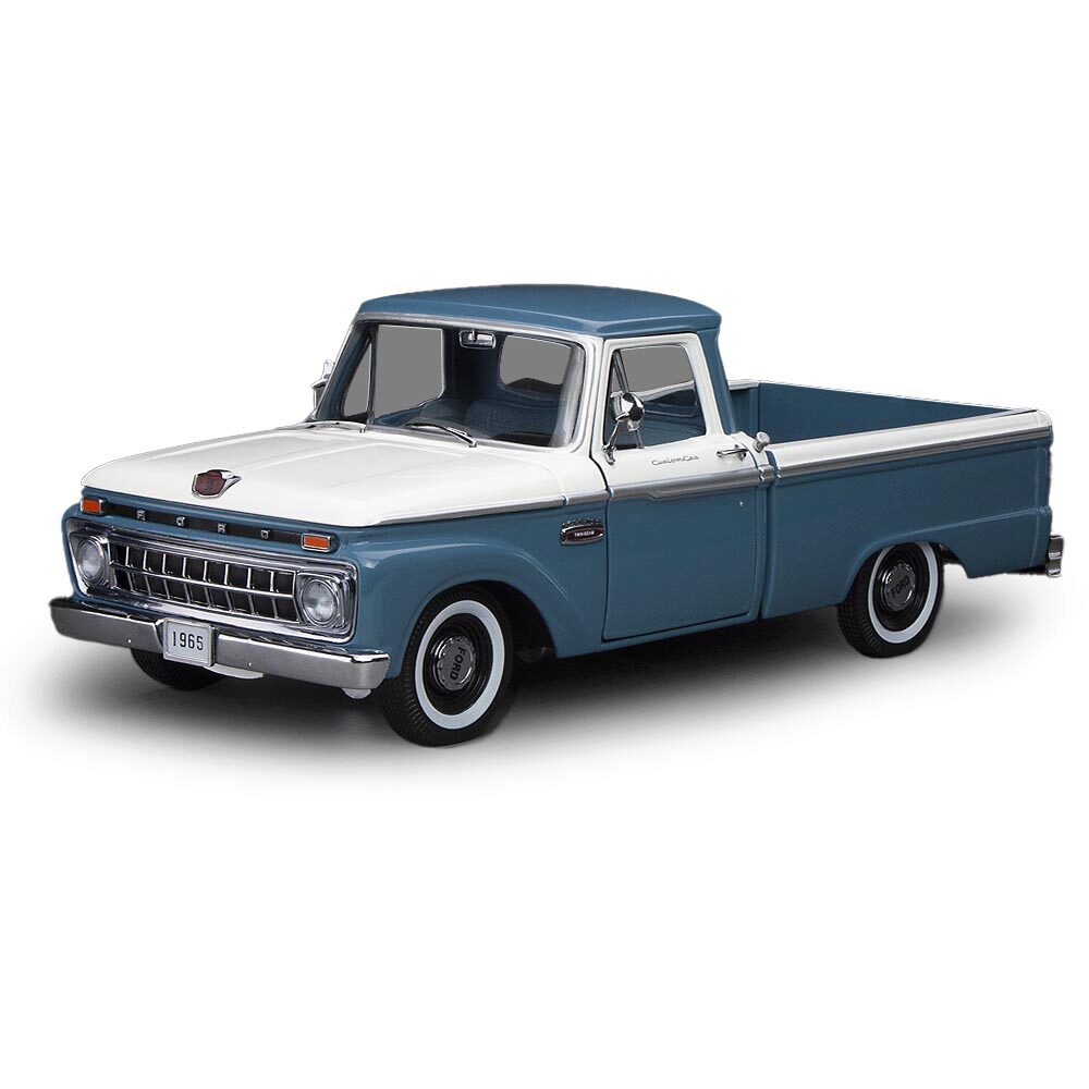 Sun Star 1/18 65 Ford F100 ミニカー 1965 Ford F-100 Custom Cab Pickup Blue & White | Sunstar