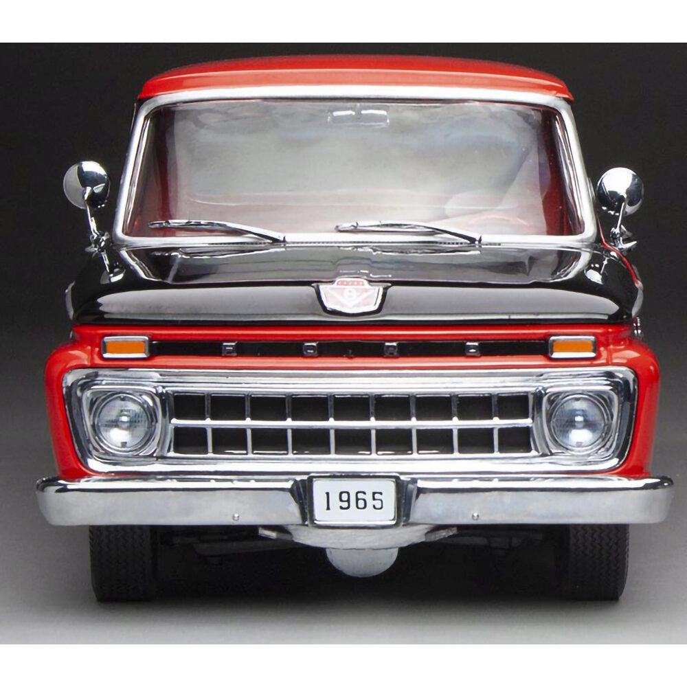 1965 Ford F-100 Custom Cab Pickup Red & Black | Sunstar