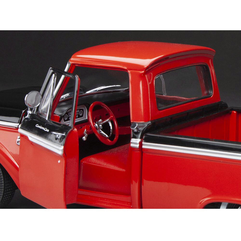 1965 Ford F-100 Custom Cab Pickup Red & Black | Sunstar