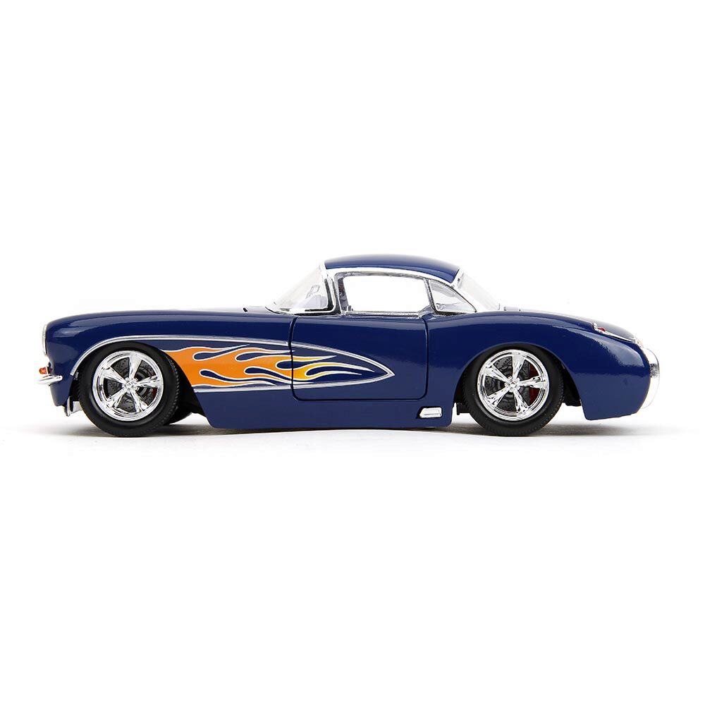 ミニカー JADATOYS 1:24 BTM 1957 Chevrolet Corvett Amazon.com: Big Time Muscle 1:24 1957 Chevrolet Corvette Die