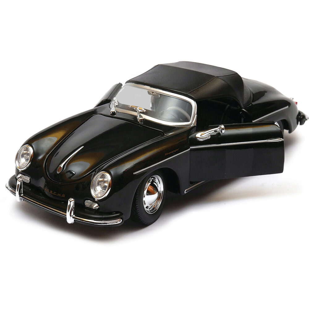 Porsche 356A Speedster Black Diecast Model Car | Welly