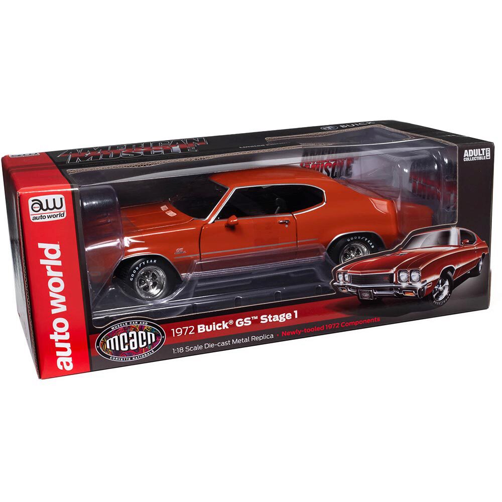 1972 Buick GS Hardtop MCACN Diecast Model Car | American Muscle - Ertl
