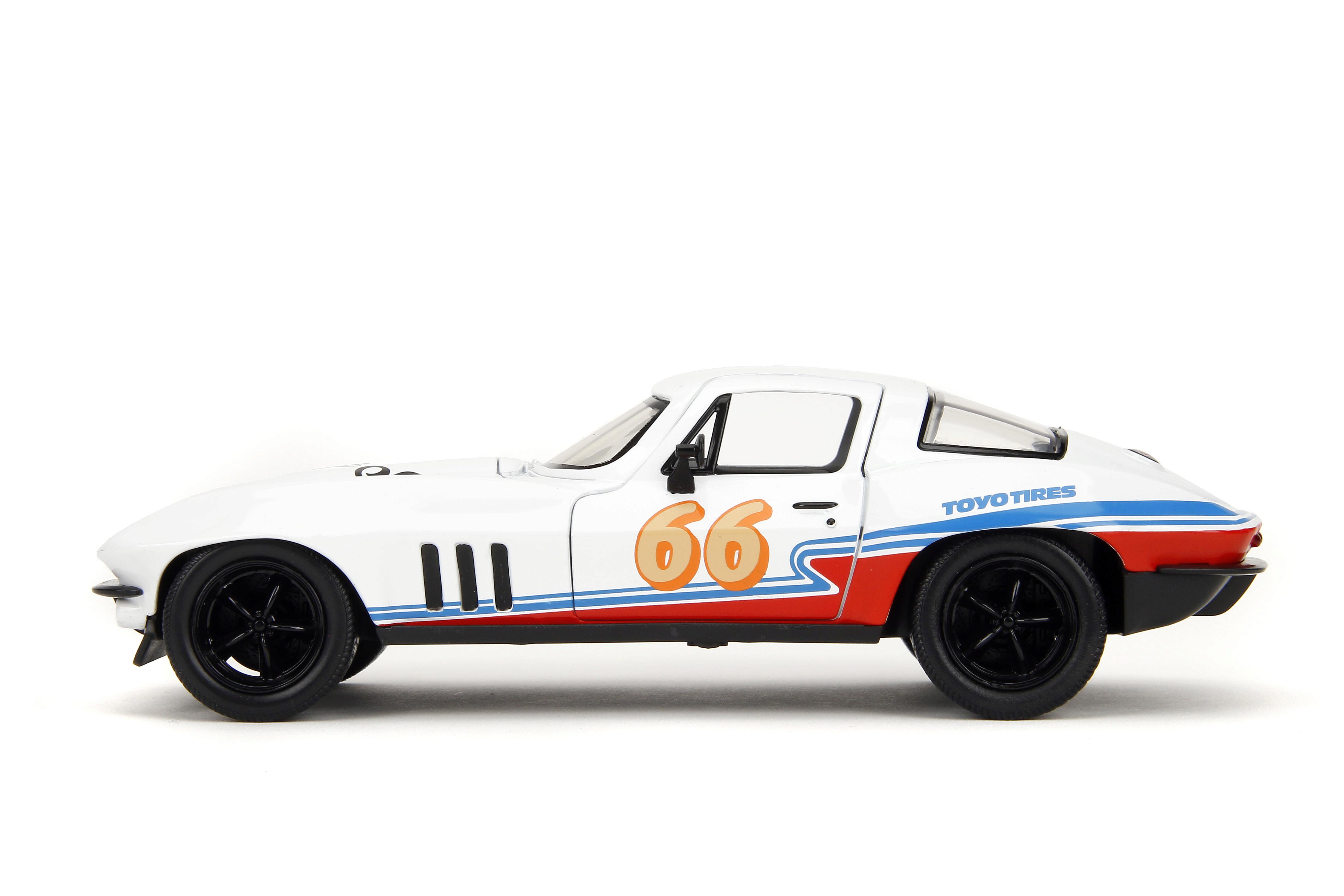 1966 Corvette #66 Diecast Model Car | Jada Toys