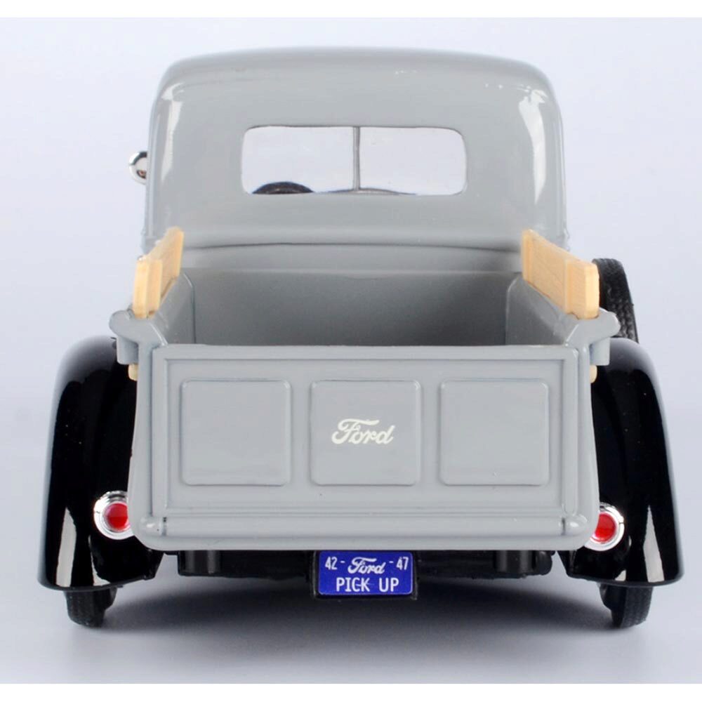1942-47 Ford Jailbar Pickup Grey Diecast Model Truck | Motormax