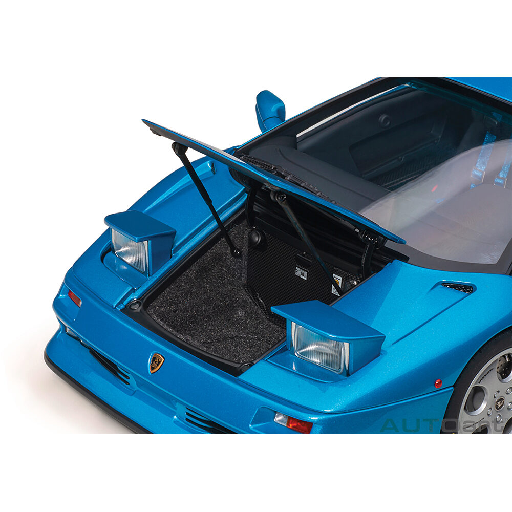 Lamborghini Diablo SE30 Blue Composite Diecast Model Car