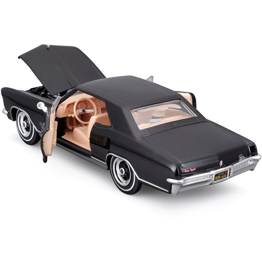 マイスト 1/26 1965 ビュイック リビエラ - BLACK Maisto 1:26 1965 Buick Riviera - Black - Special Edition - M