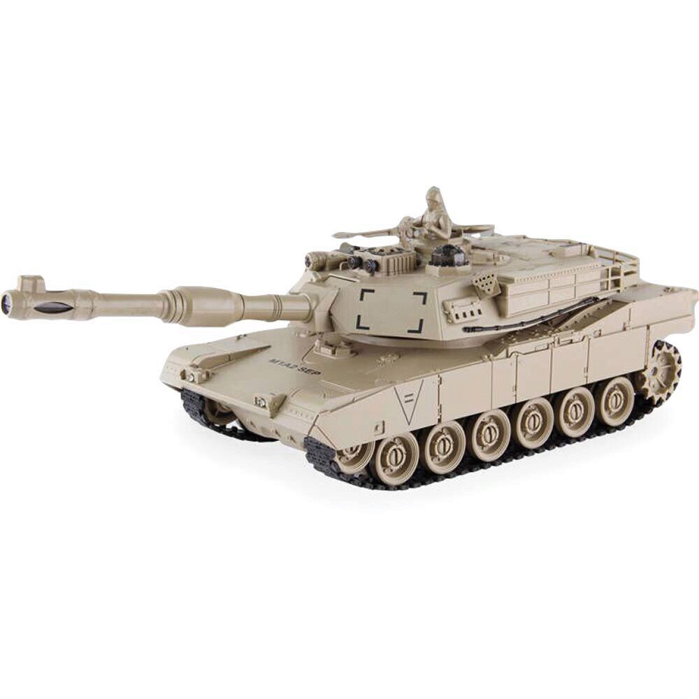 R/C 2.4 Ghz Remote Control M1 Infra Red Battle Tank w/Lights & Sound