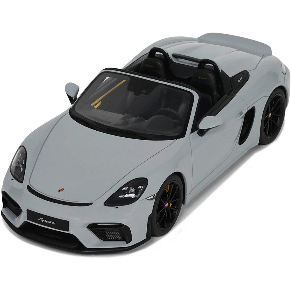 【GTSpirit】1/18 Porsche 718 Spyder Crayon 1/18 GT Spirit Porsche 718 Spyder (Crayon Grey) Resin Car