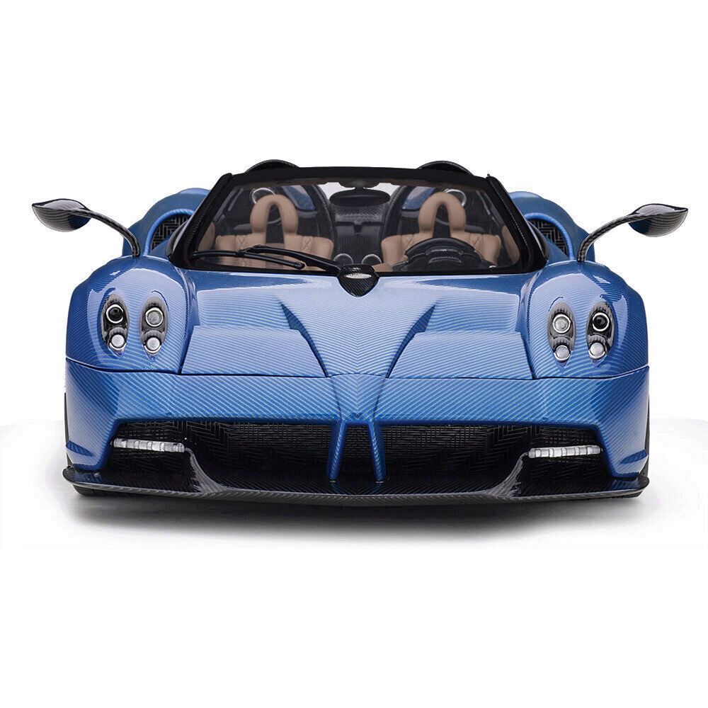 Pagani Huayra Roadster Blu Tricolore Carbon Fiber | AutoArt