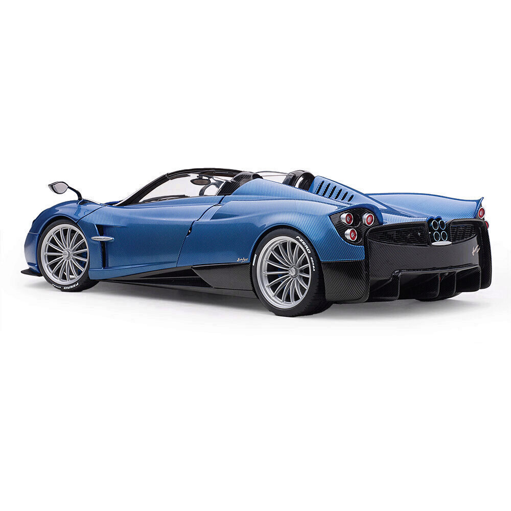 Pagani Huayra Roadster Blu Tricolore Carbon Fiber | AutoArt
