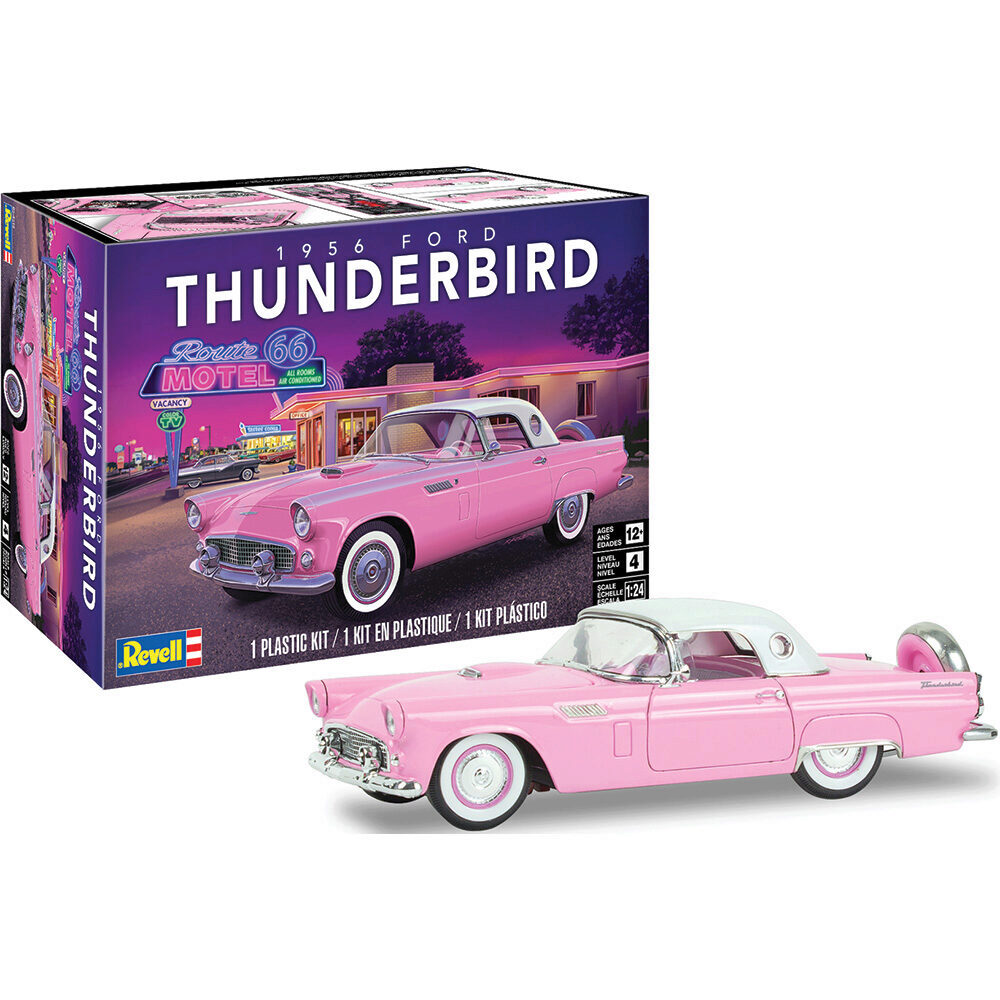 REVEL - Revell レベル THUNDERBIRD ダイキャストミニカー Amazon | □ Revell レベル 1/18 1956 THUNDERBIRD ブラック