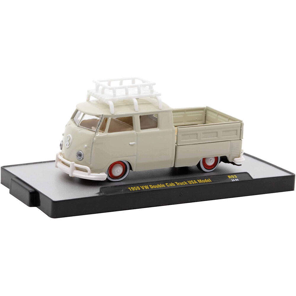 M2マシーン 1960 フォルクスワーゲン・ダブルキャブ USA モデル 1960 VW double Cab Truck 8 Ball Diecast Model Truck | M2