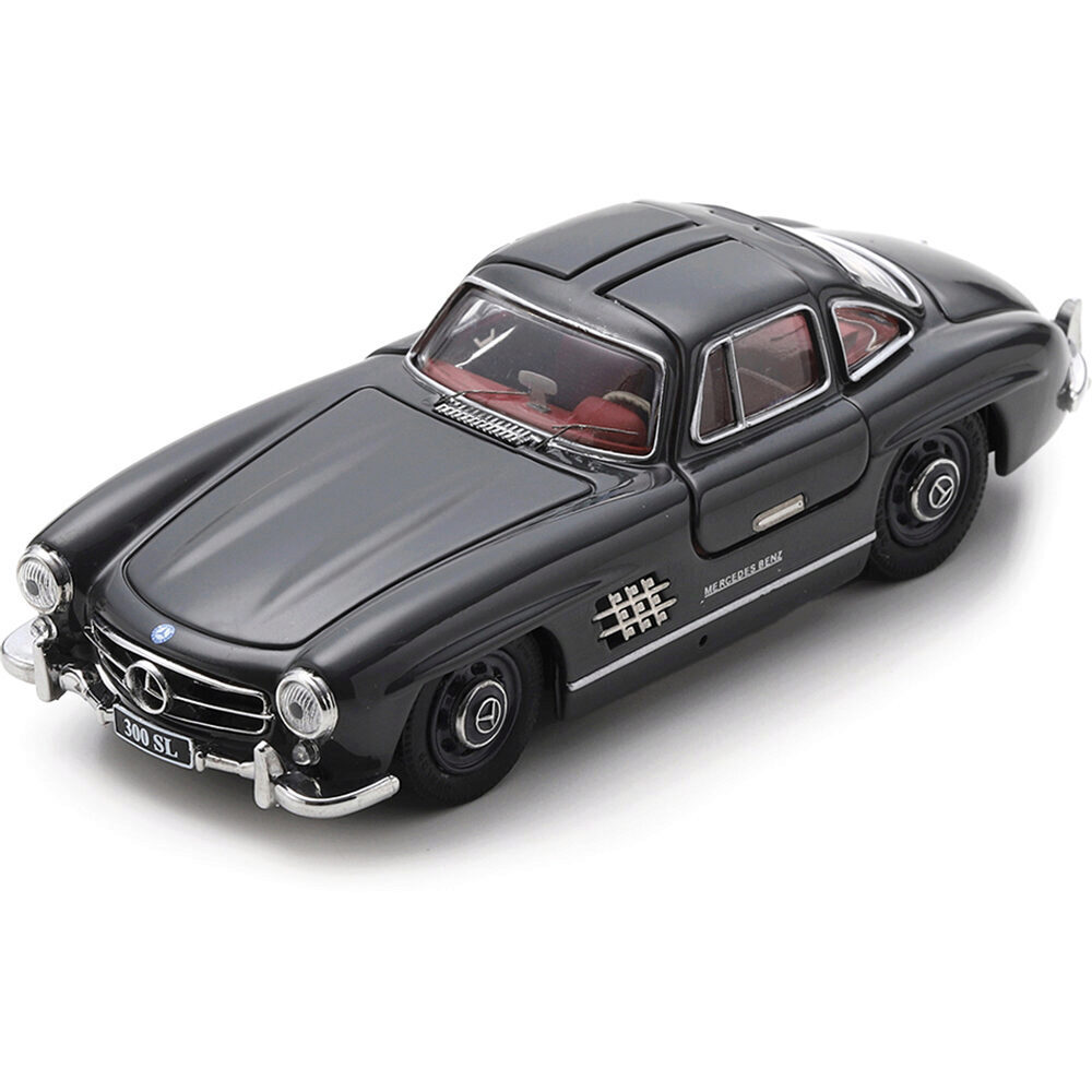 Coche Miniatura Mercedes 300 SL 1/43 Schuco SL Roadster Hardtop Gris/beige - Coc