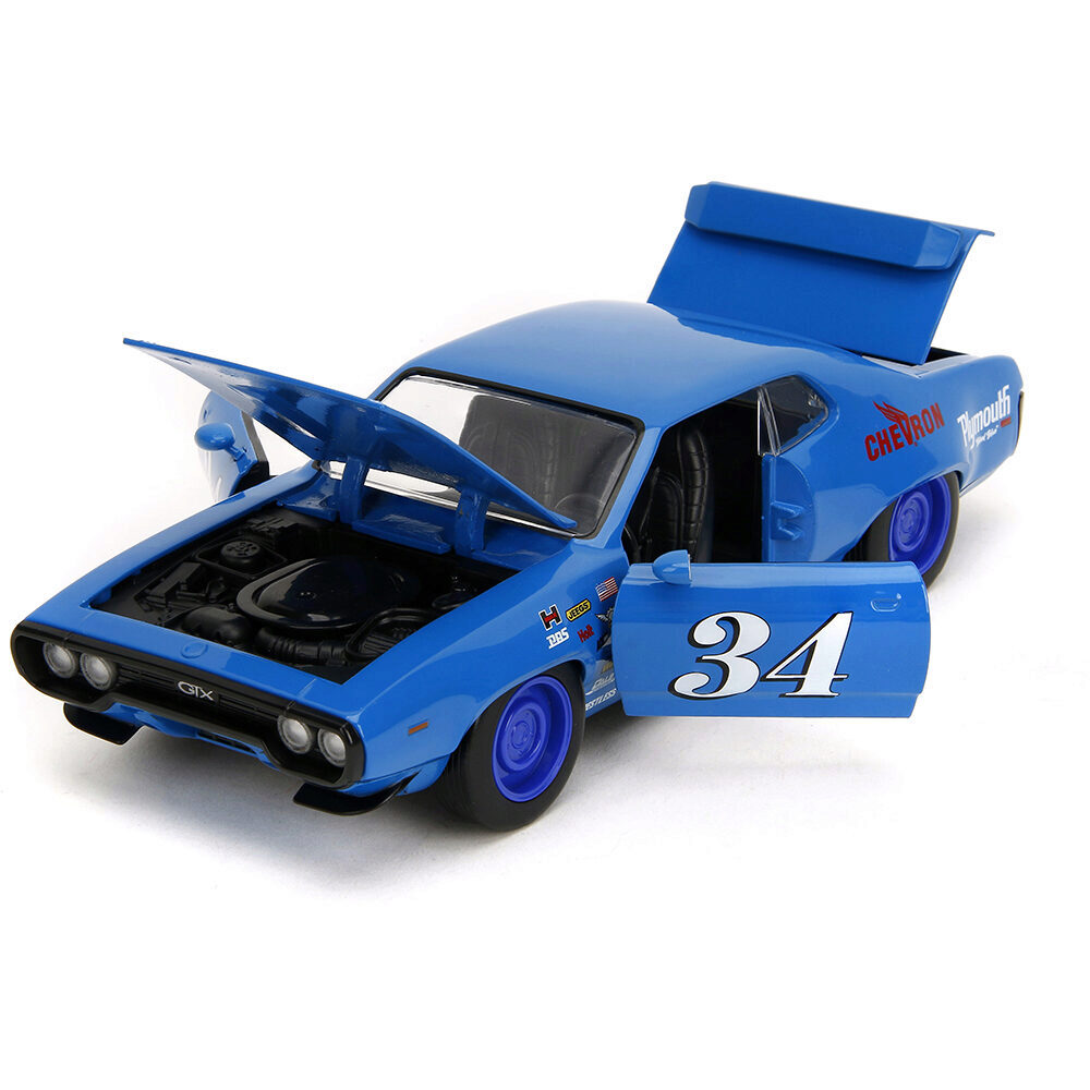 1972 Plymouth GTX #34 Diecast Model Car | Jada Toys