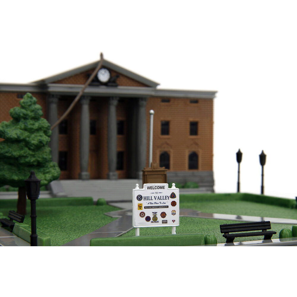 Back to the Future Hill Valley Courthouse Nano Scene | Jada Toys
