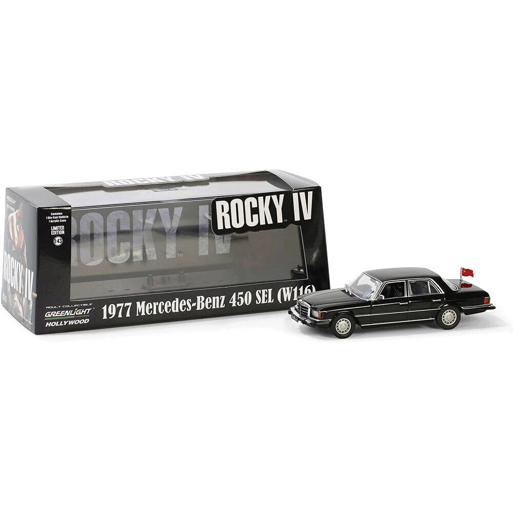グリーンライト1977 メルセデスベンツ450 SEL (W116) ロッキー4 1977 Mercedes-Benz 450 SEL (W116) Rocky IV | Greenlight
