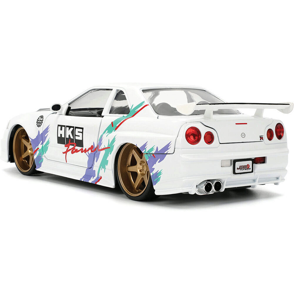 新品未開封 JDMスカイライン GT-R R34 合金モデル HKS仕様 新品未開封 JDMスカイライン GT-R R34 合金モデル HKS仕様