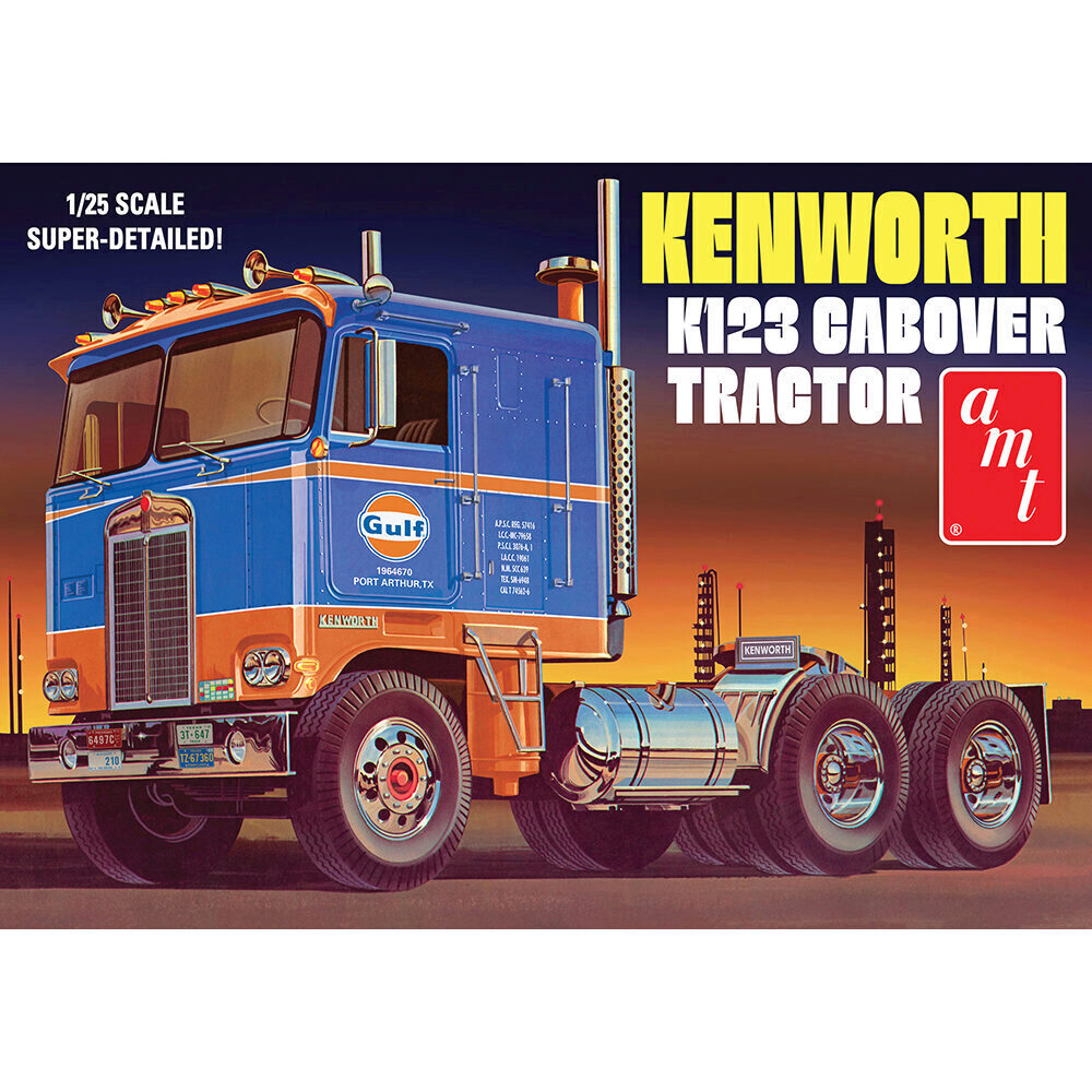 Kenworth K-123 Cabover Gulf 1/25 Kit Model Kit | AMT