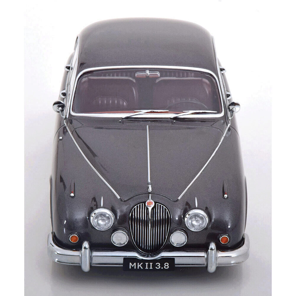 1959 Jaguar MK II 3.8 LHD Dark Gray Diecast Model Car | KK Scale